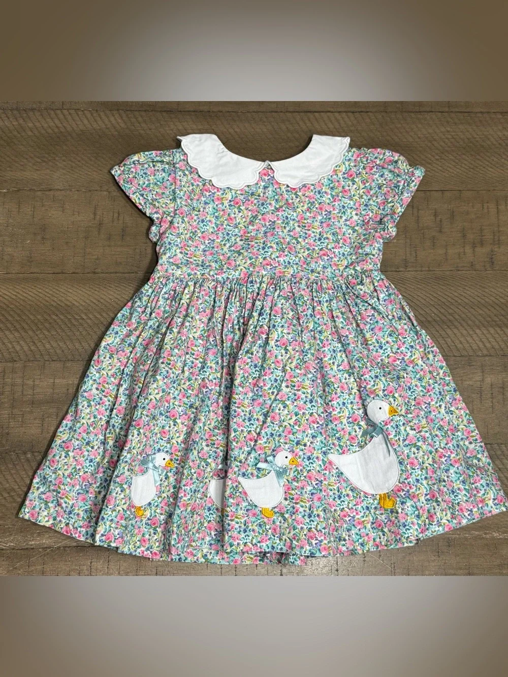 Confiture Trotters London Floral Duck Dress| 2Y